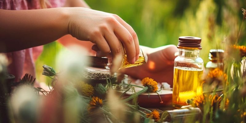 woman-hands-garden-with-medicinal-herbs-herbal-tinctures-bottles-generative-ai (1)